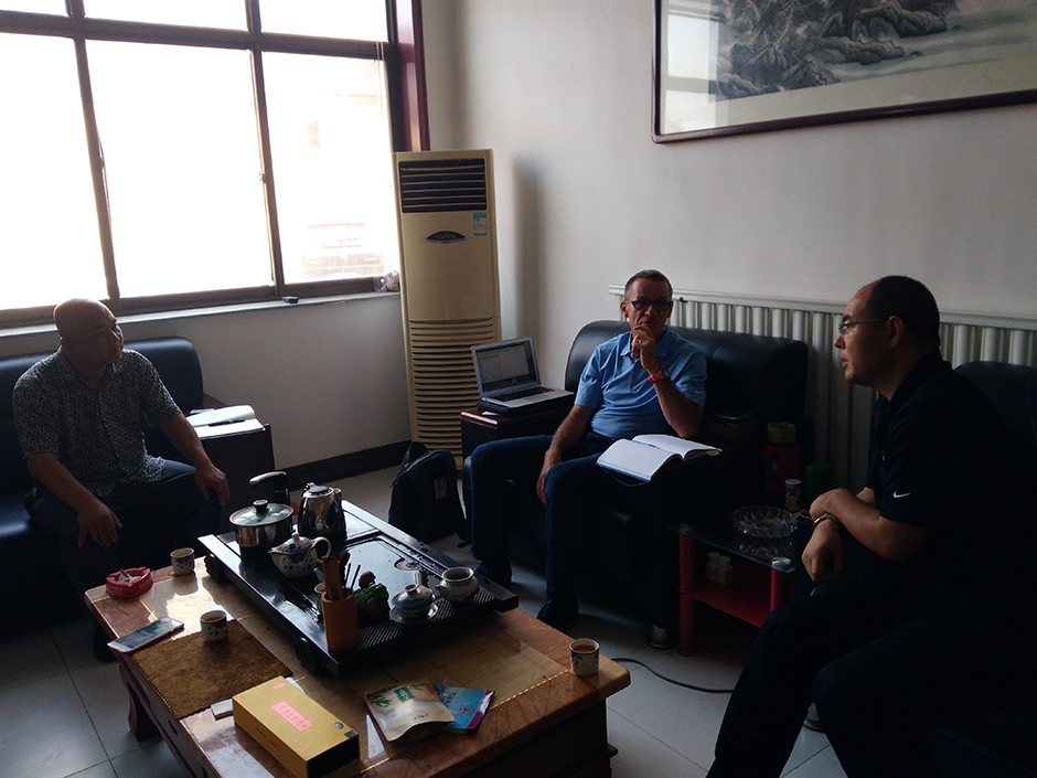 加拿大专家来公司技术交流